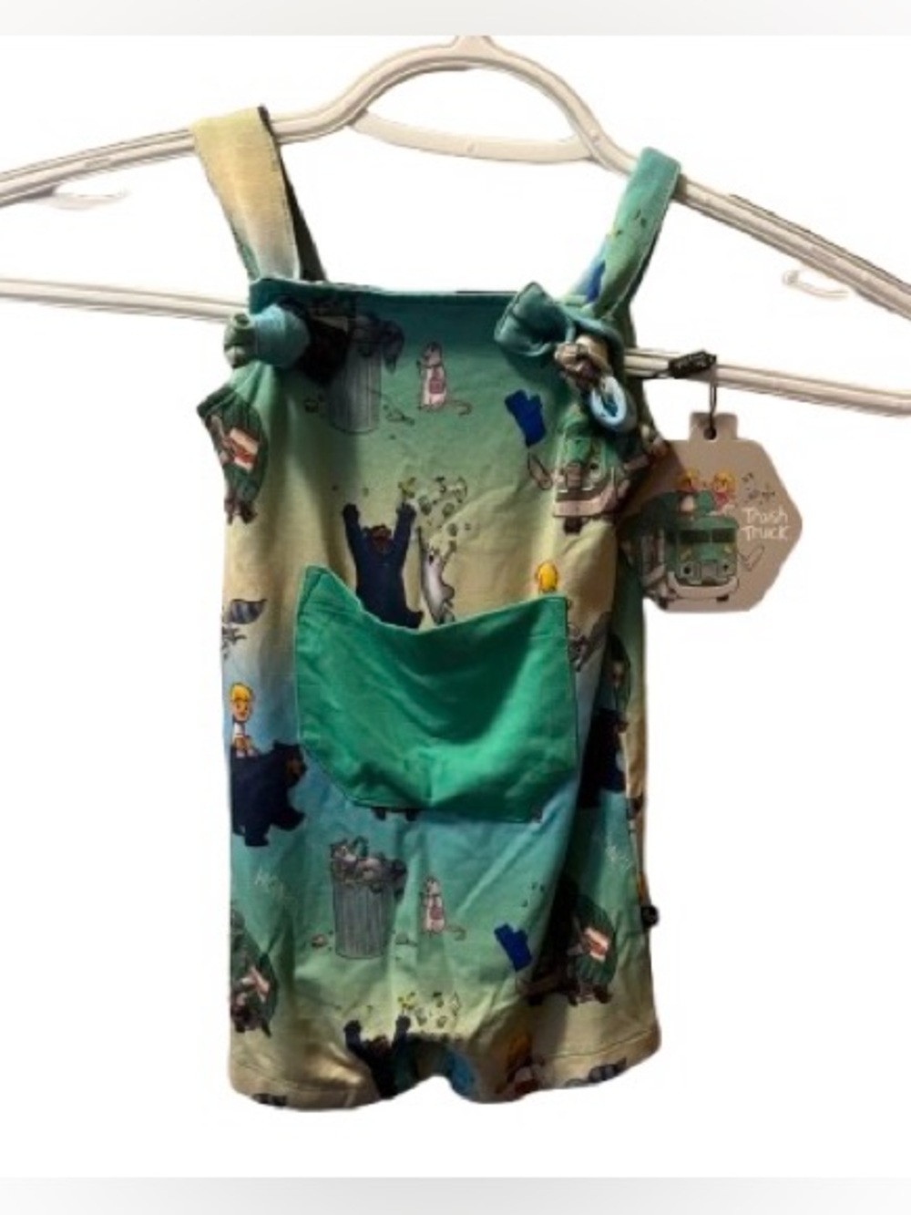 Trash Truck x The Sleepy Sloth Bamboo Romper – 3–6M